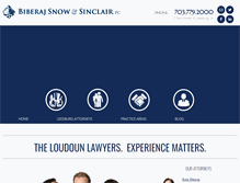 Tablet Screenshot of loudounlawyers.com